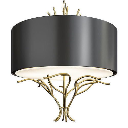 CEILING GOLD SCULPTURE chelsom Low-poly 3D model