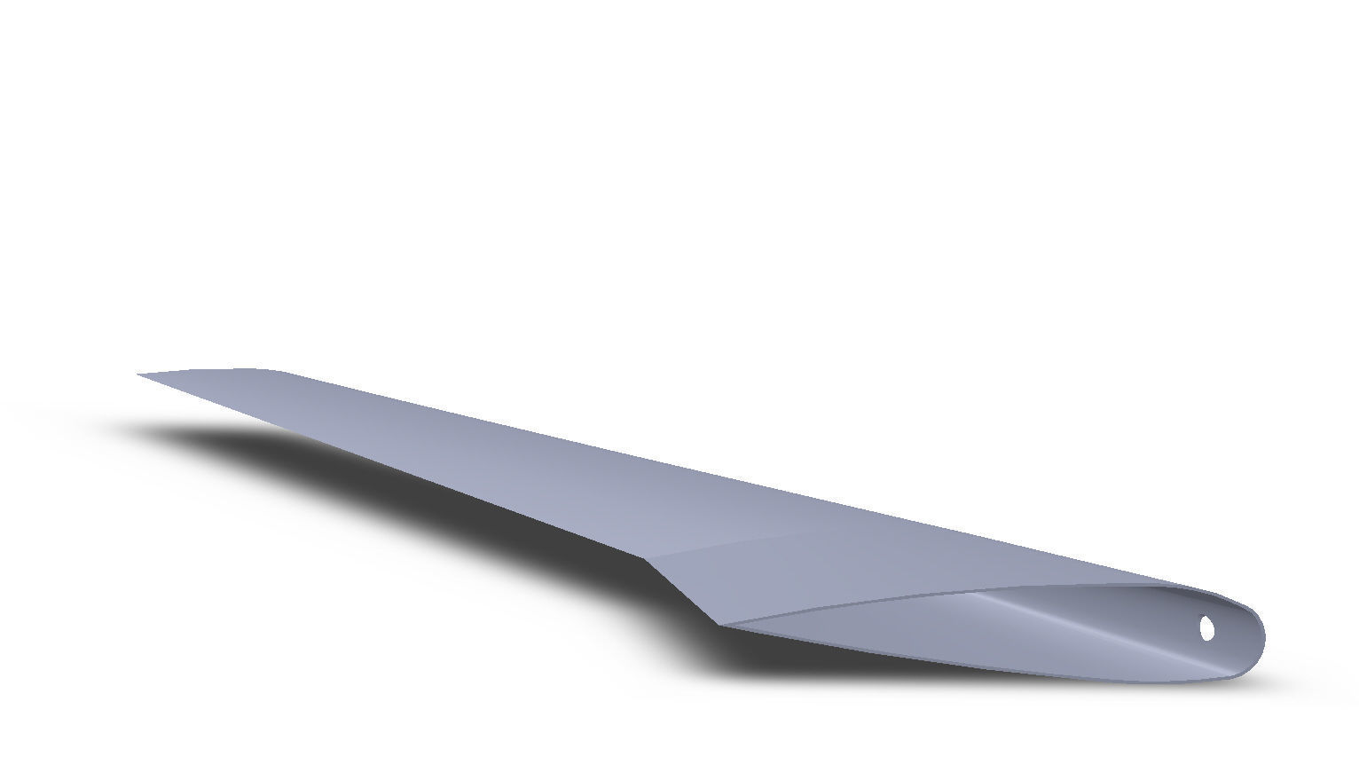 Wing Mold for paper B747 Wings 3D print model_3