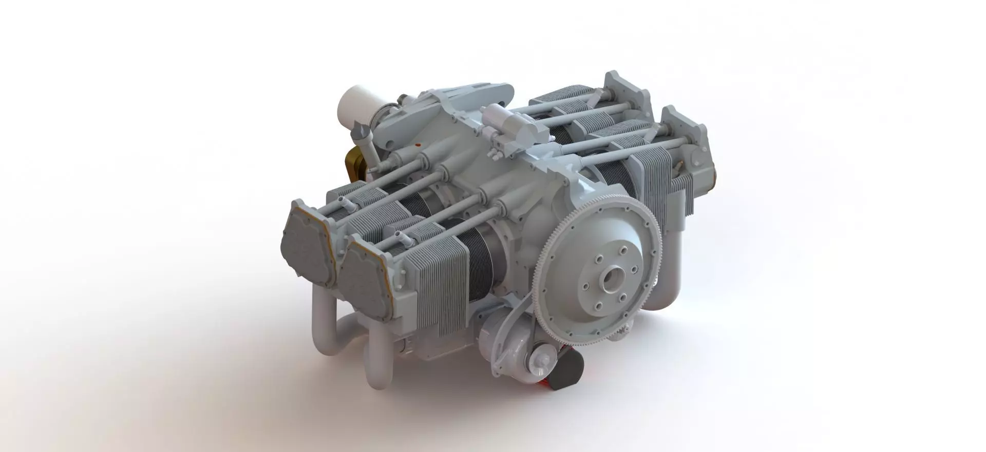 Lycoming IO-390 3D model_0