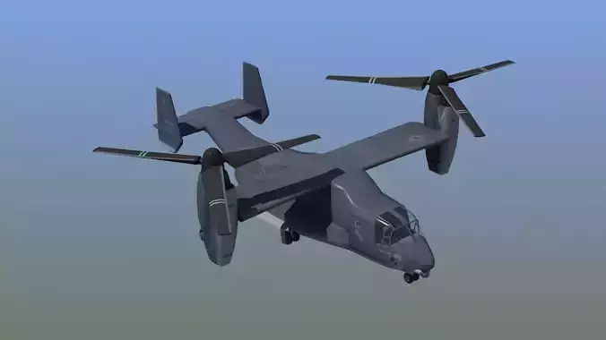 V22 Osprey Low-poly 3D model