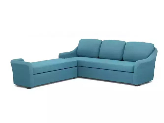 2 Piece Living Room Sectional Sofa with Chaise