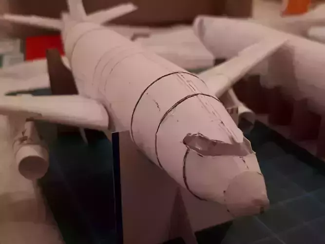 Simple Boeing 737-200 Saudi Airlines 3D print model