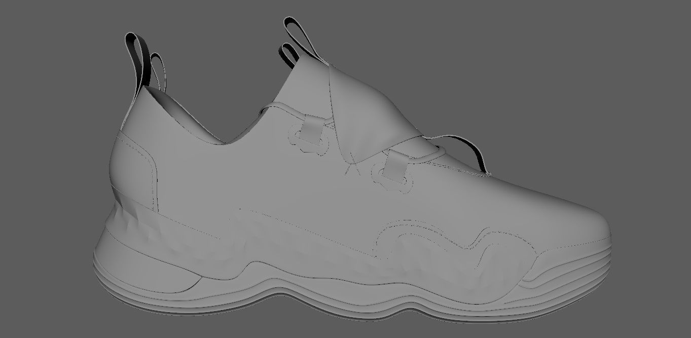 Sneakers nike sneaker design 3D model_18