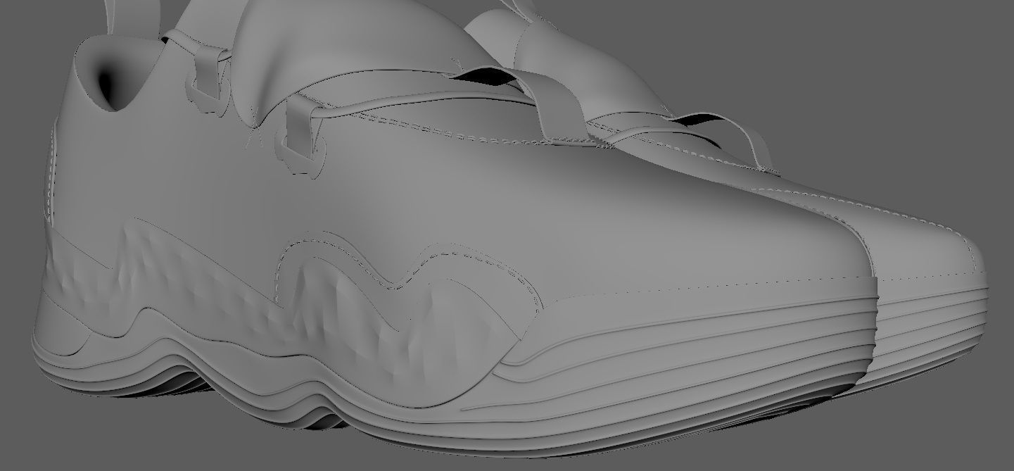 Sneakers nike sneaker design 3D model_17