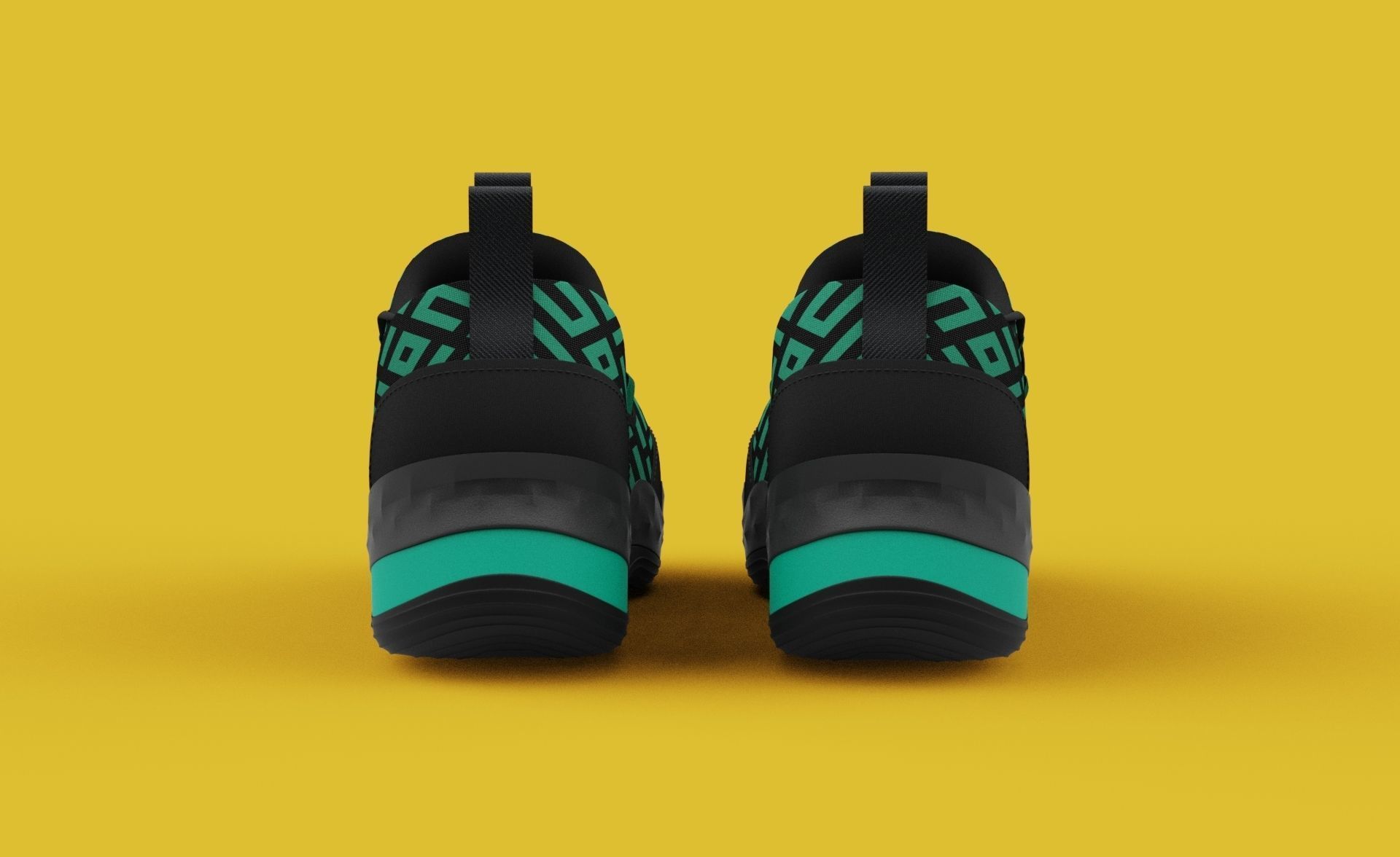 Sneakers nike sneaker design 3D model_2