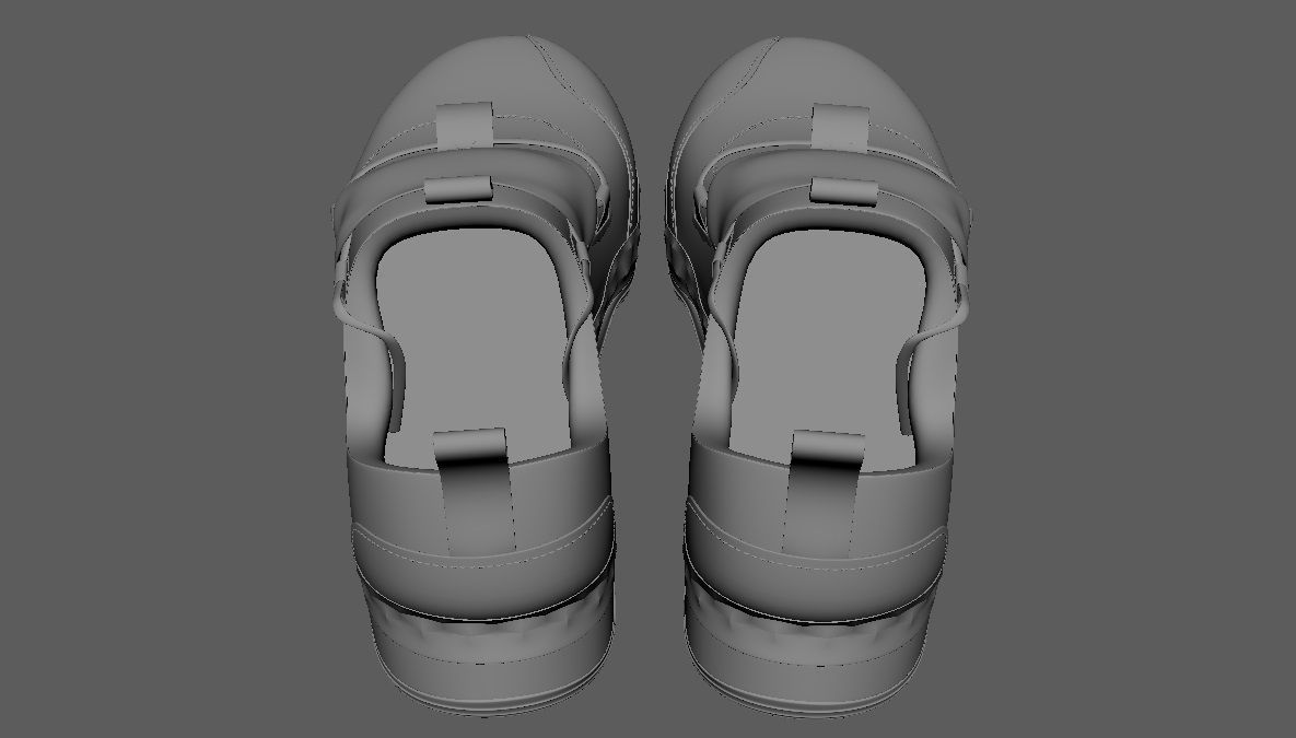 Sneakers nike sneaker design 3D model_21