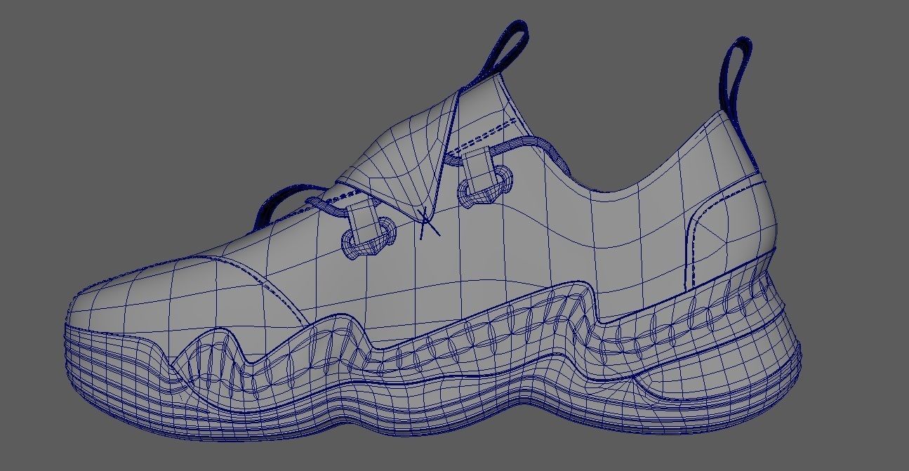 Sneakers nike sneaker design 3D model_25