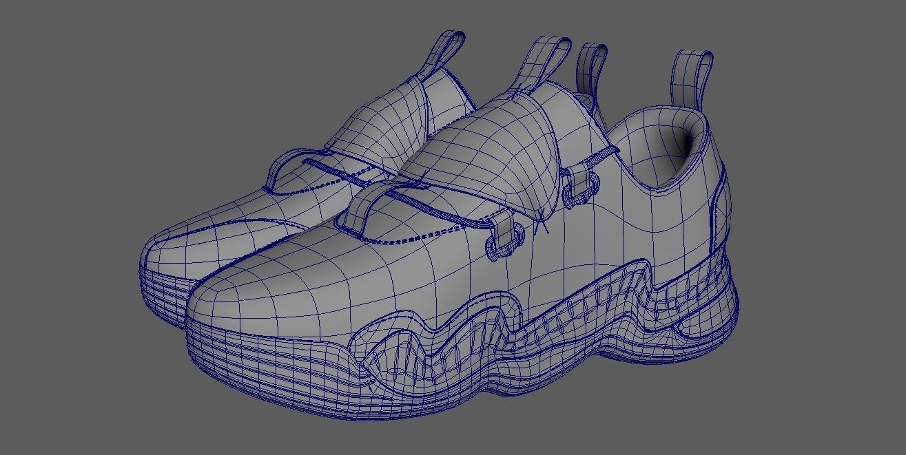 Sneakers nike sneaker design 3D model_35