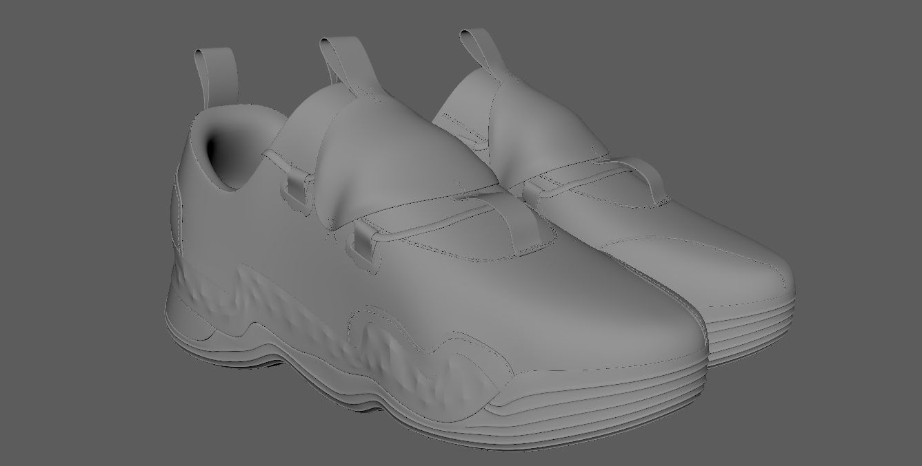 Sneakers nike sneaker design 3D model_12
