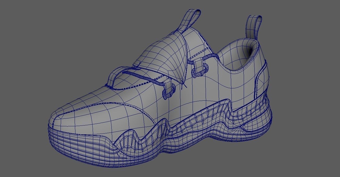Sneakers nike sneaker design 3D model_24