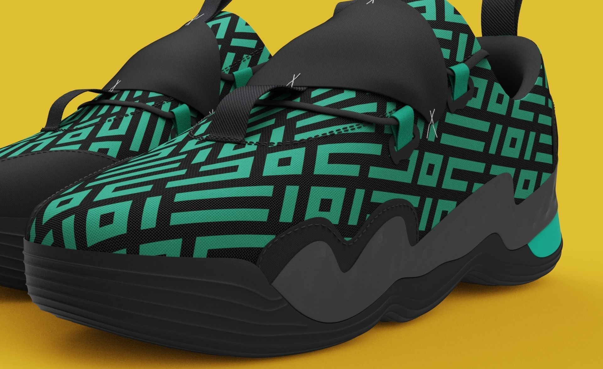 Sneakers nike sneaker design 3D model_5