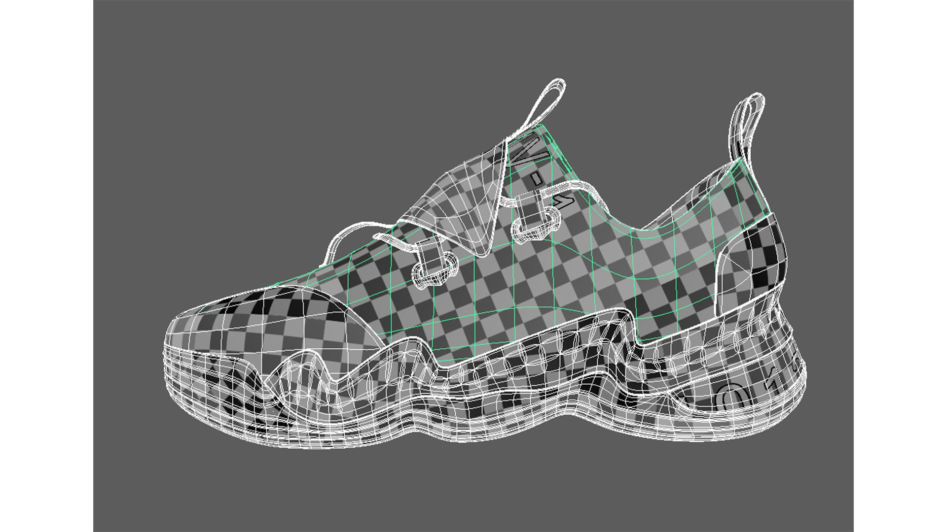 Sneakers nike sneaker design 3D model_36