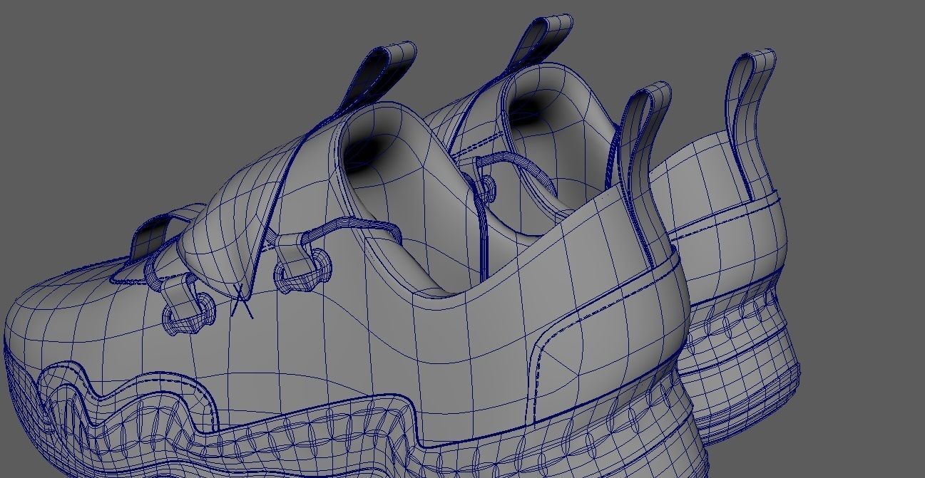 Sneakers nike sneaker design 3D model_27