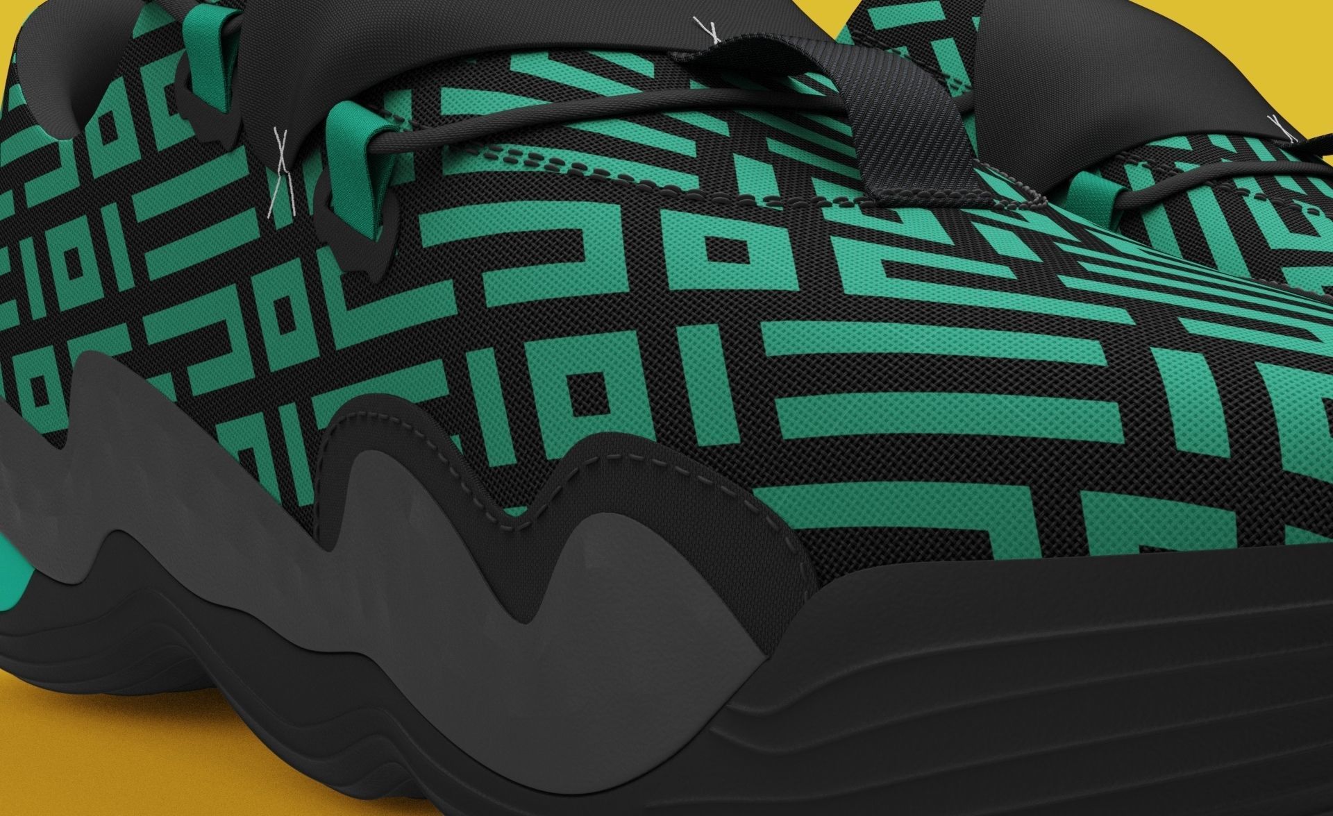 Sneakers nike sneaker design 3D model_7