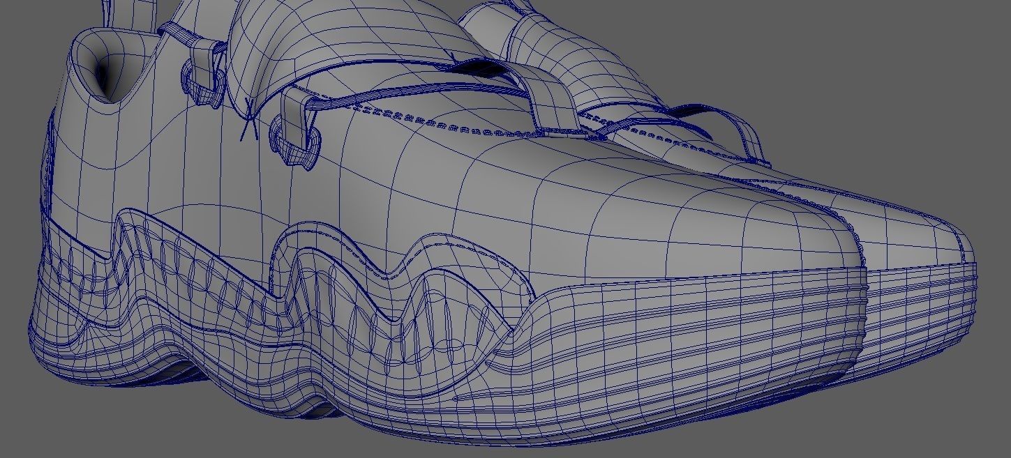 Sneakers nike sneaker design 3D model_28