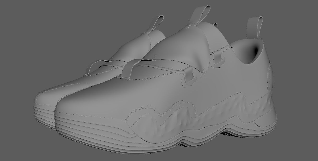 Sneakers nike sneaker design 3D model_19