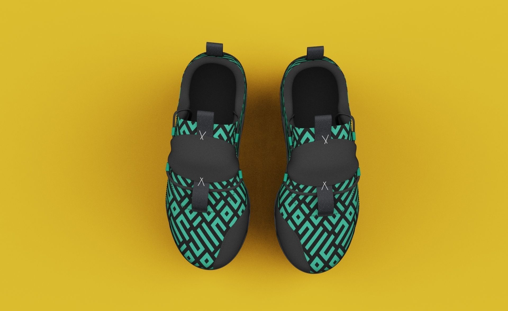 Sneakers nike sneaker design 3D model_3