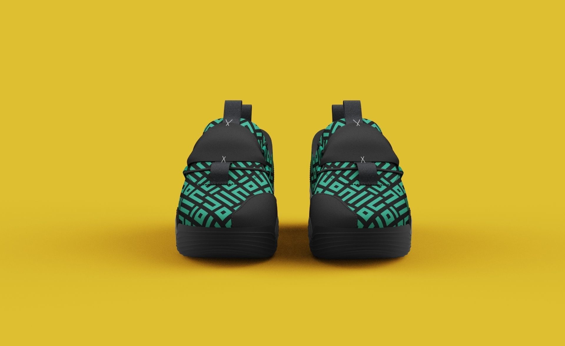 Sneakers nike sneaker design 3D model_9