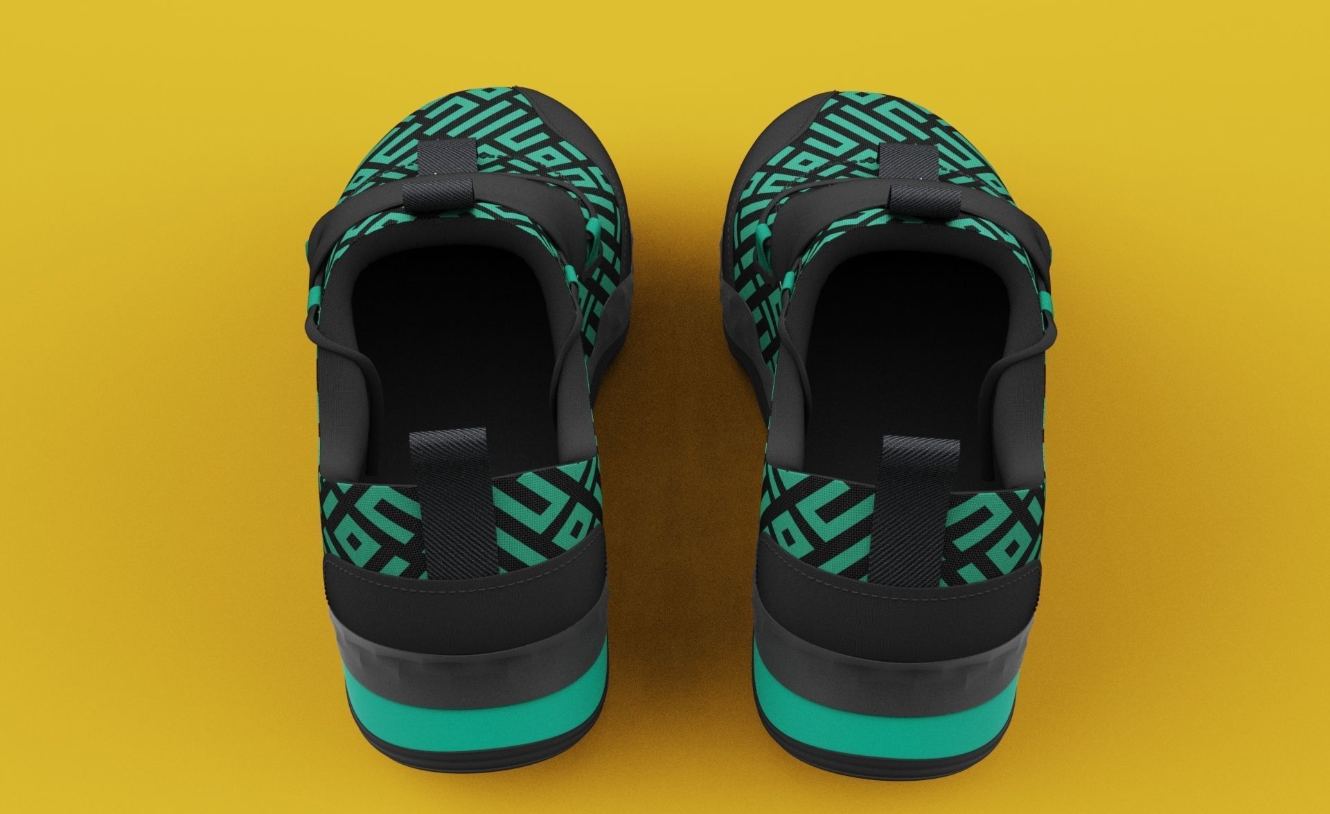 Sneakers nike sneaker design 3D model_10