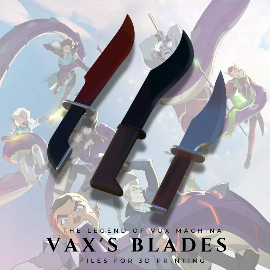 Vax Blades from The Legend of Vox Machina 3D print model