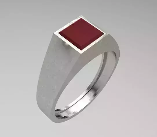Anillo para Brillante Cuadrado 