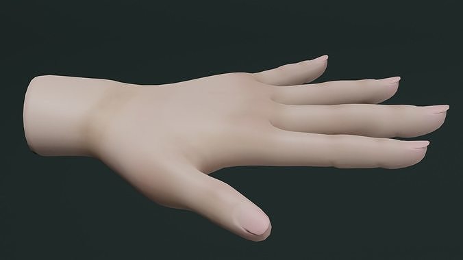 Hand VR Simple Free low-poly 3D model