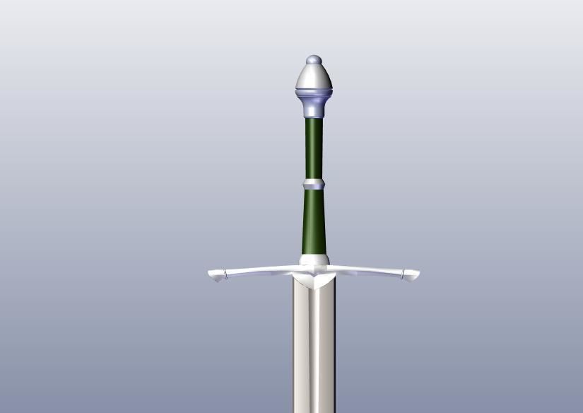 STRIDER RANGER SWORD 3D print model_9