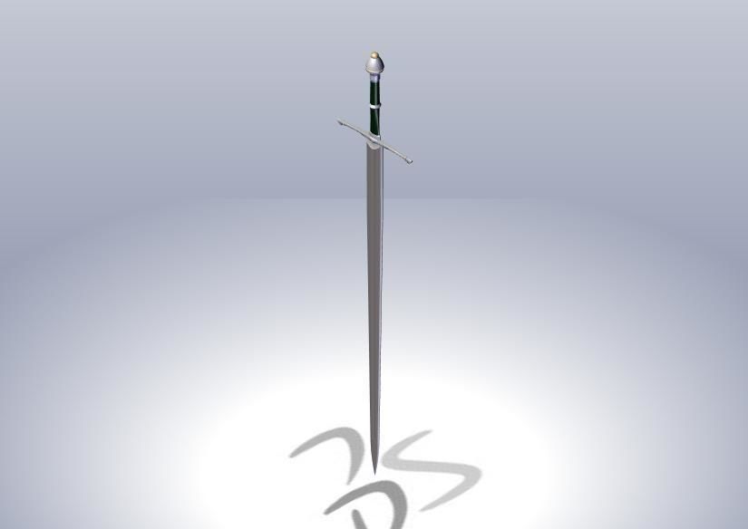 STRIDER RANGER SWORD 3D print model_8