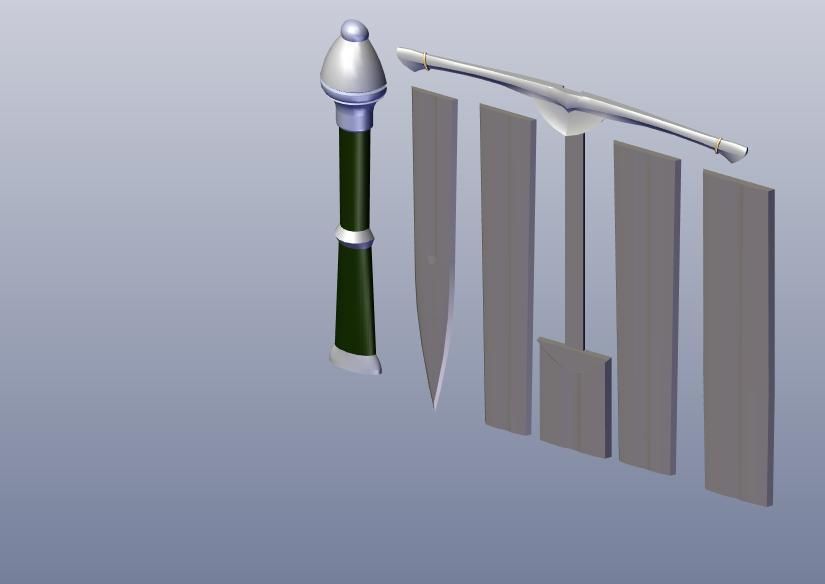 STRIDER RANGER SWORD 3D print model_11