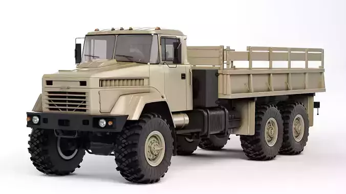 KrAZ 6322 flatbed body 1999