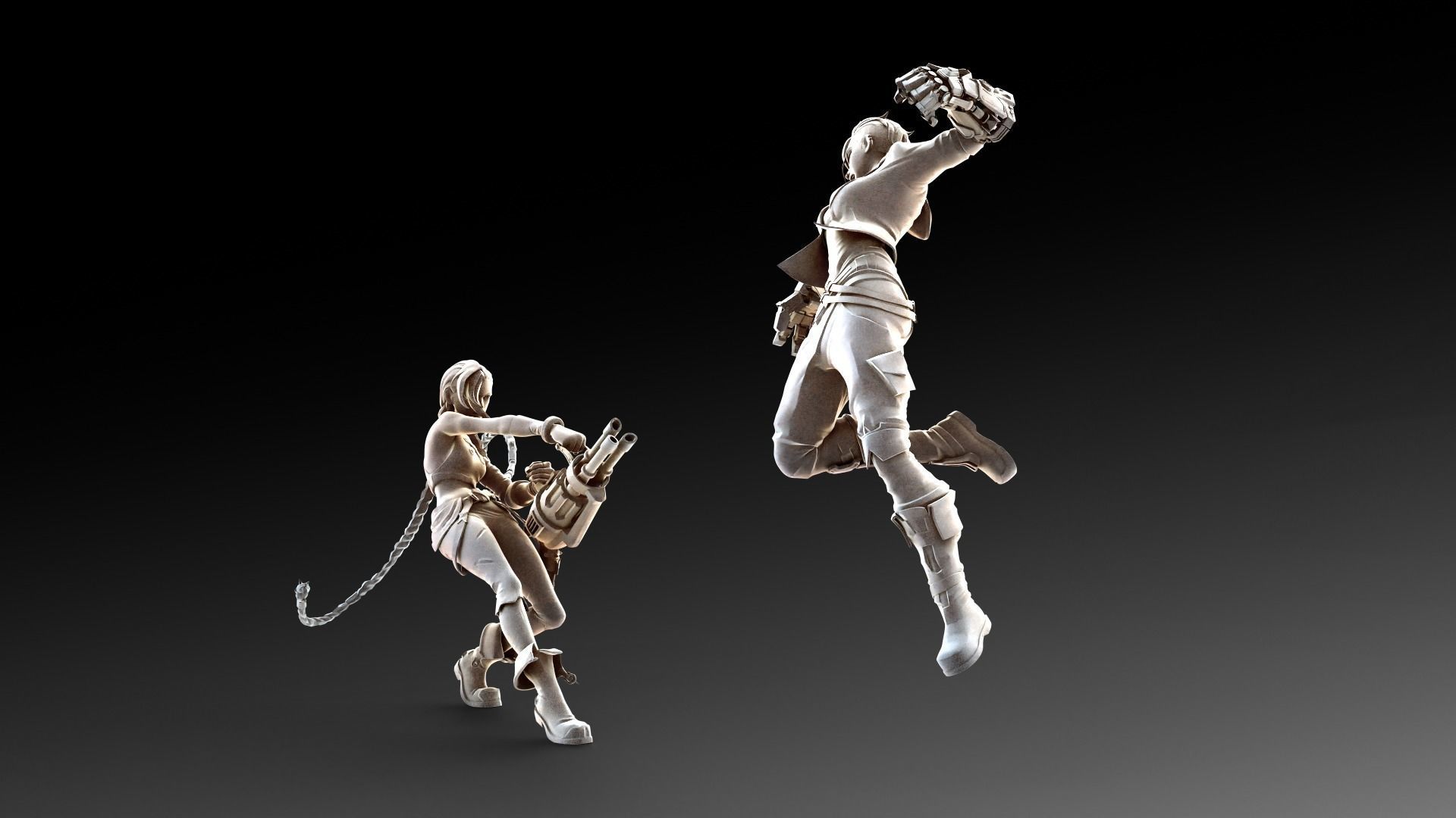 Arcane intro pose 3D print model_2