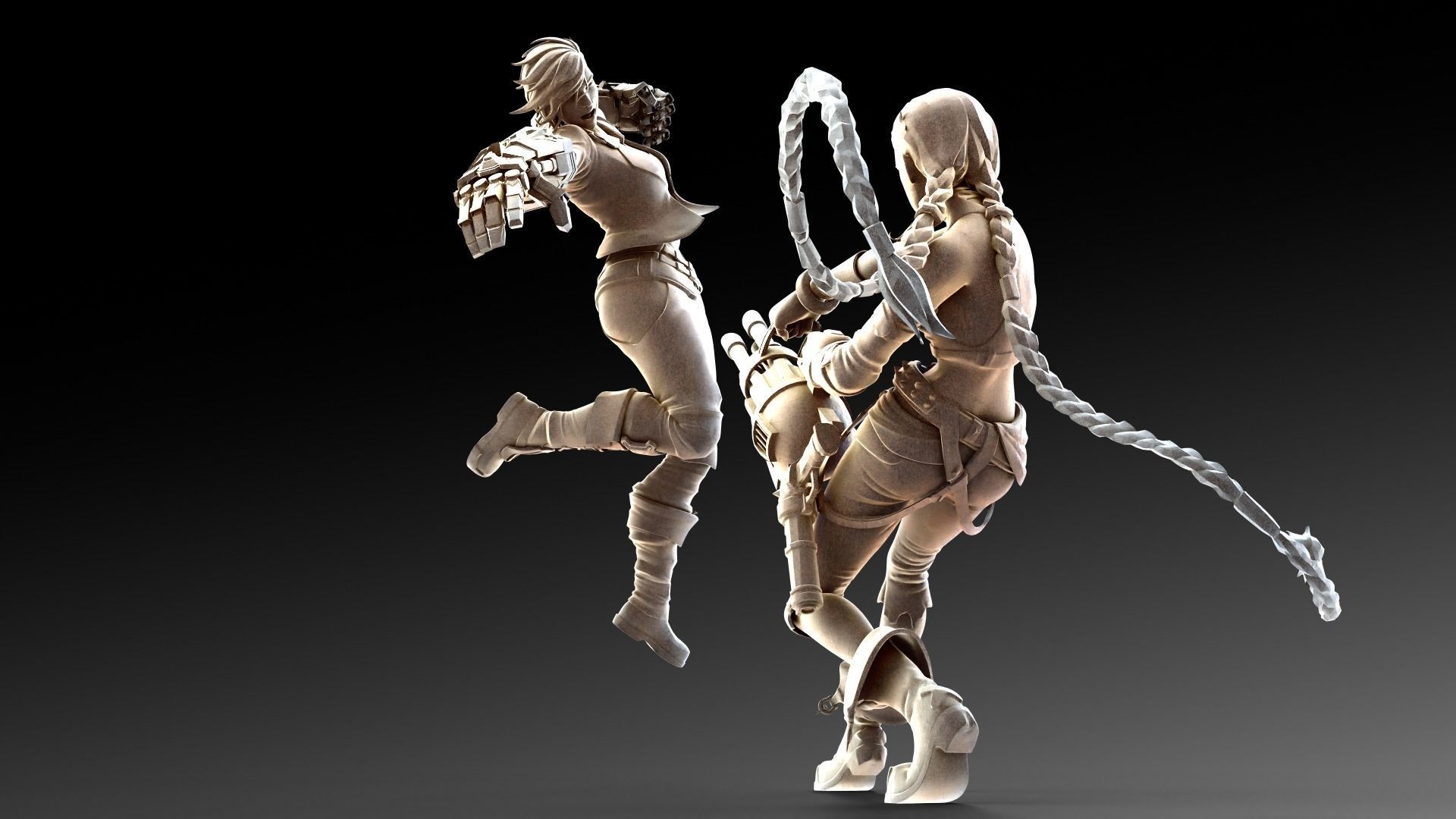 Arcane intro pose 3D print model_4