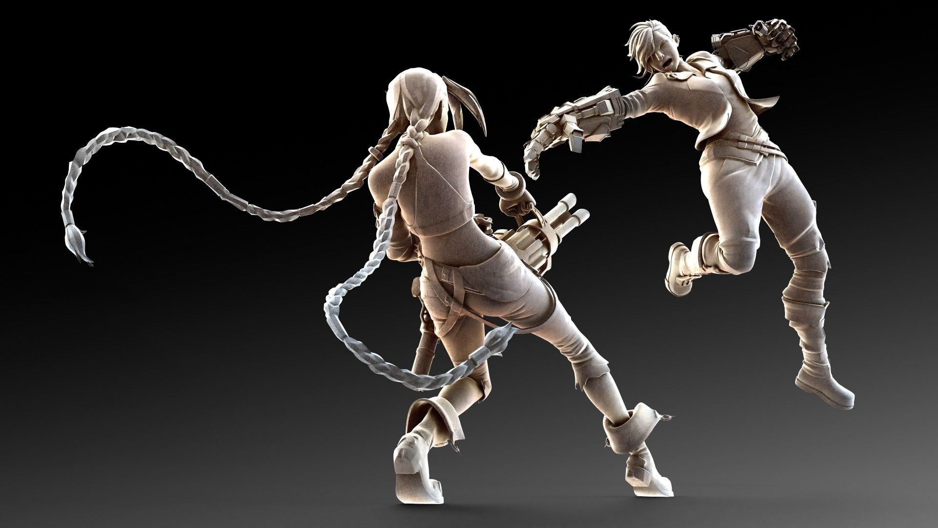 Arcane intro pose 3D print model_5