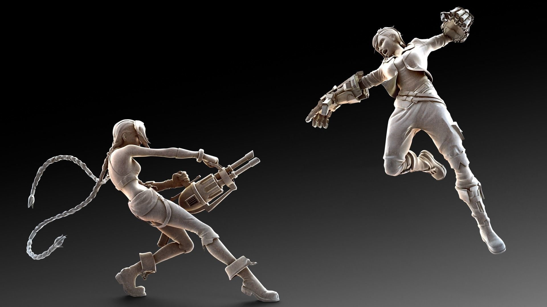 Arcane intro pose 3D print model_6