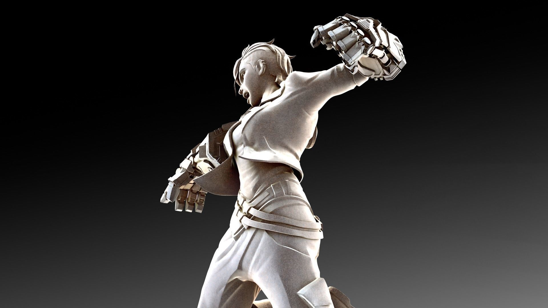 Arcane intro pose 3D print model_8