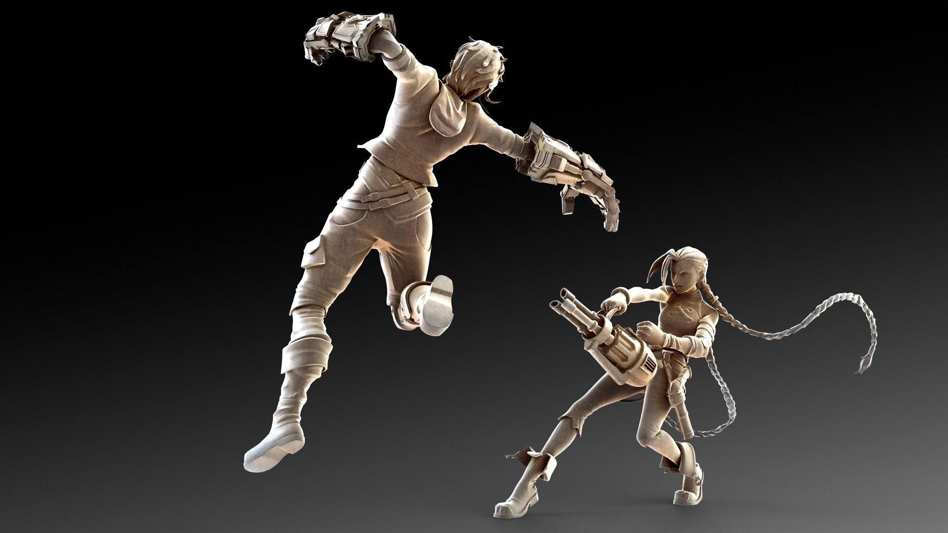 Arcane intro pose 3D print model_3