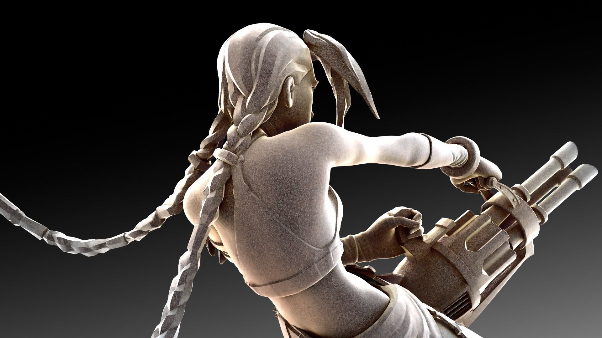 Arcane intro pose 3D print model_12