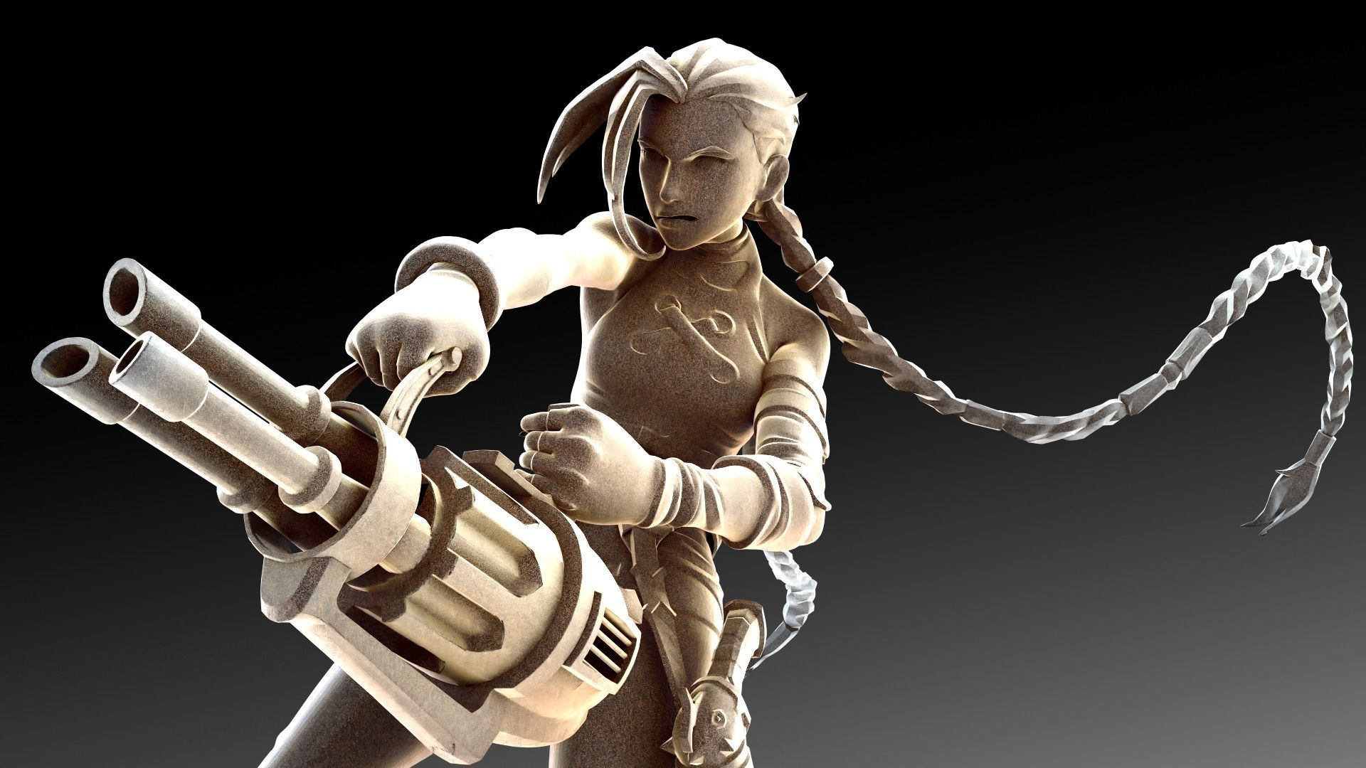 Arcane intro pose 3D print model_14