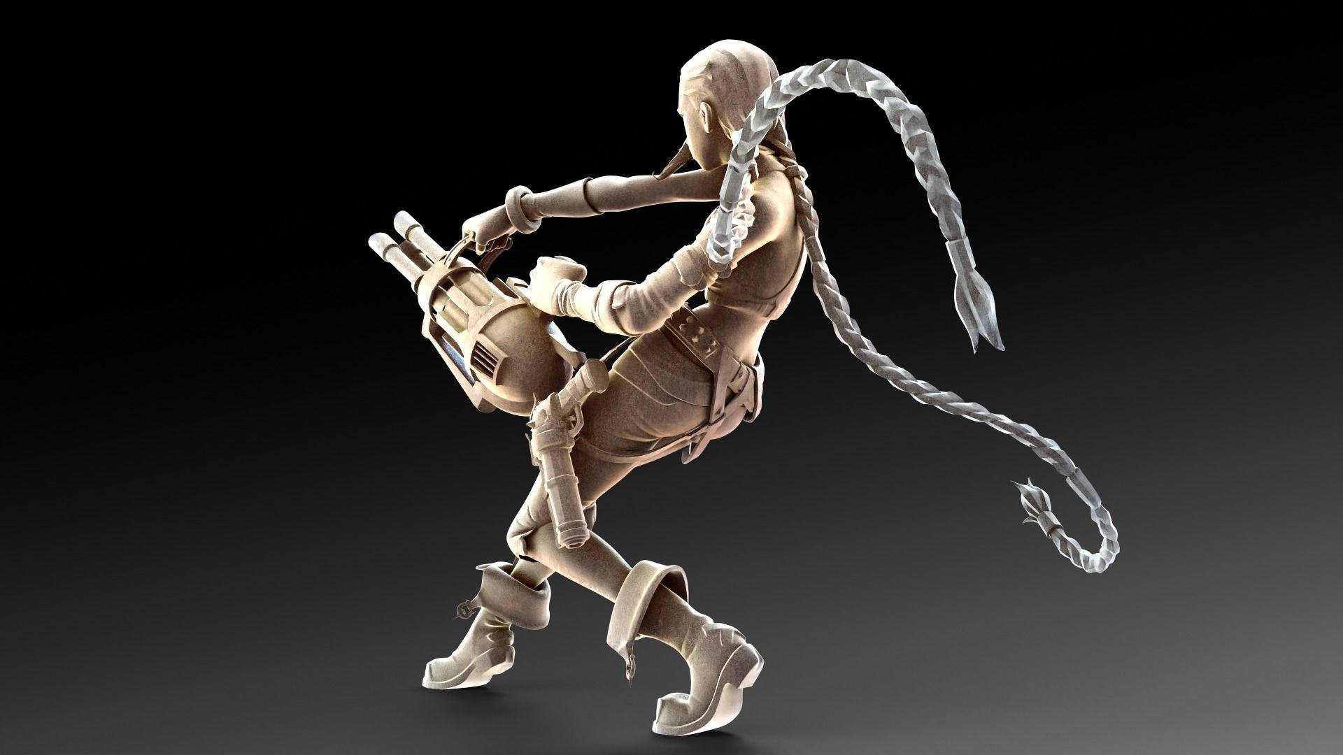 Arcane intro pose 3D print model_16