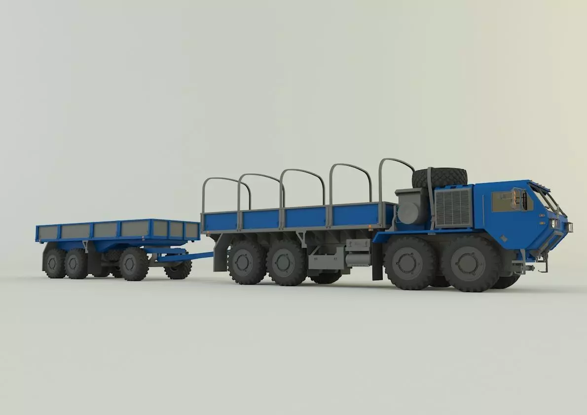 Assy hemtt A4 trailer 3D model