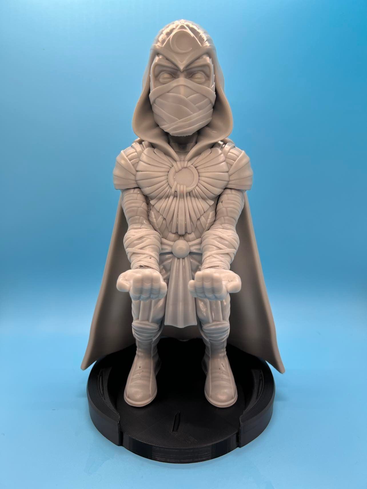 Moon knight Joystick holder 3D print model_1