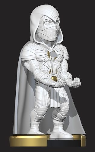 Moon knight Joystick holder 3D print model