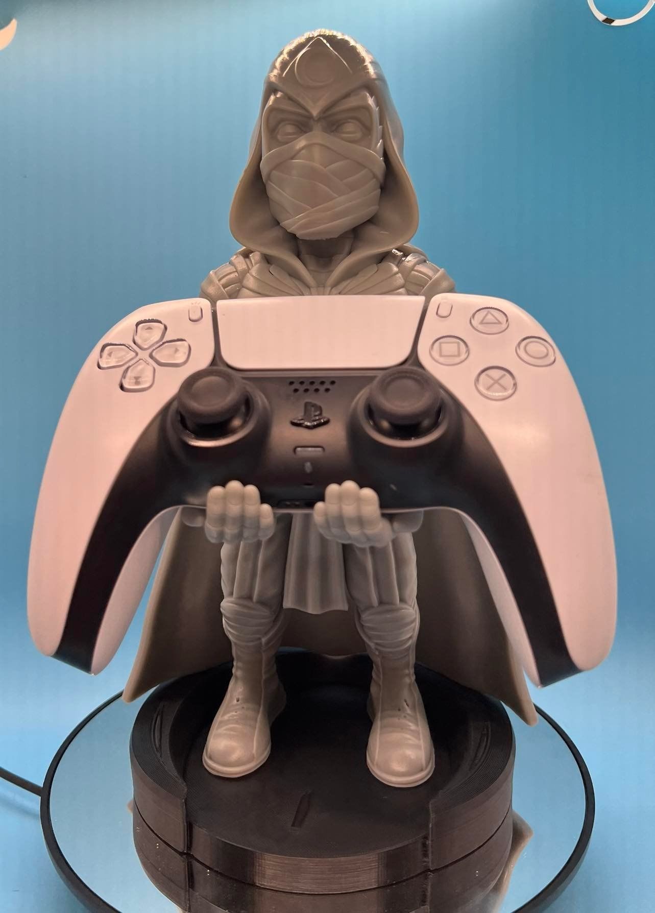 Moon knight Joystick holder 3D print model_4
