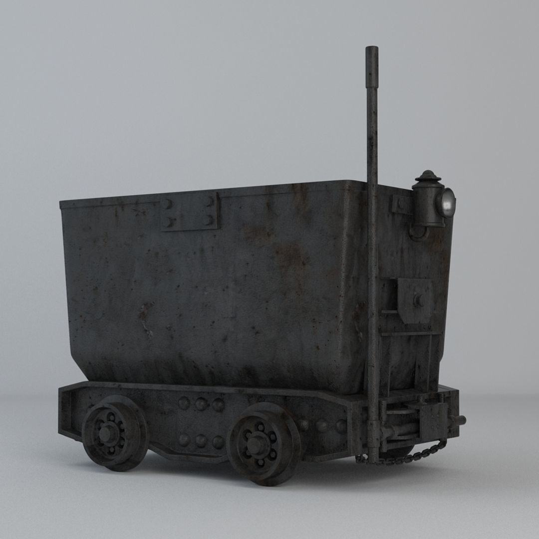 Underground Coal Mine 3D model_12