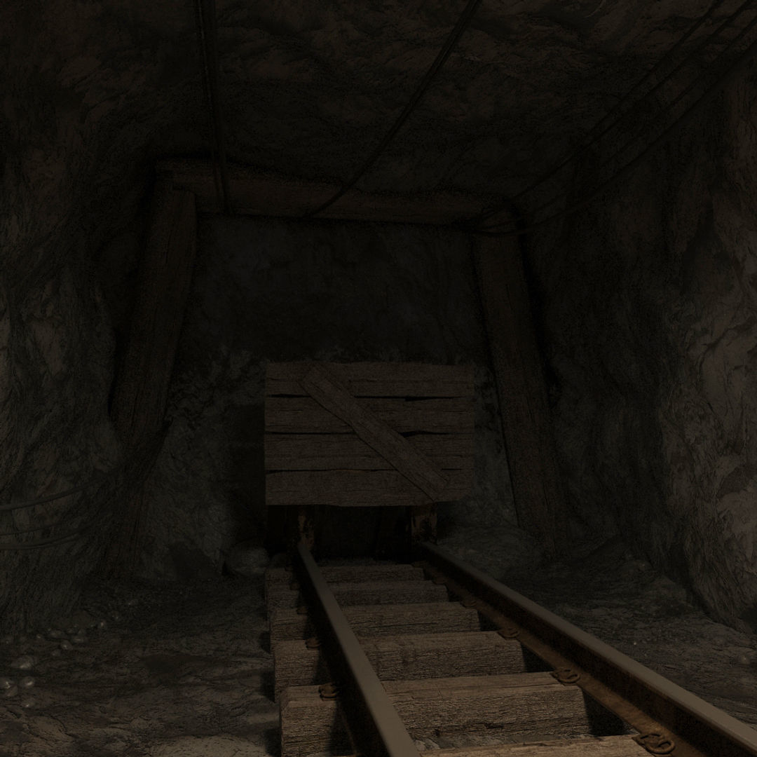 Underground Coal Mine 3D model_21
