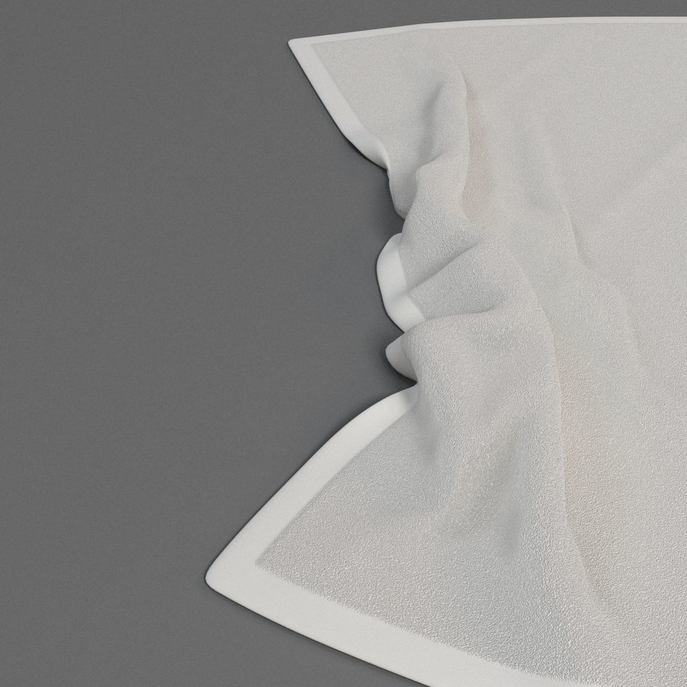 Towel Collection 1 set of paper 3D model_2