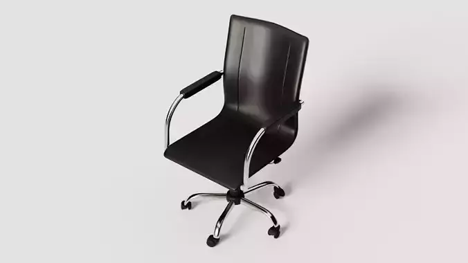 Office Studio Interior ArmChair Lowpoly Best Chair 3D Model Low-poly 3D model