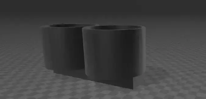 Audi A3 8L - CUP HOLDER 3D print model