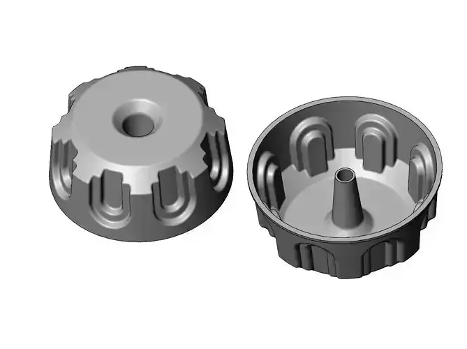 Round stepped cake baking mold