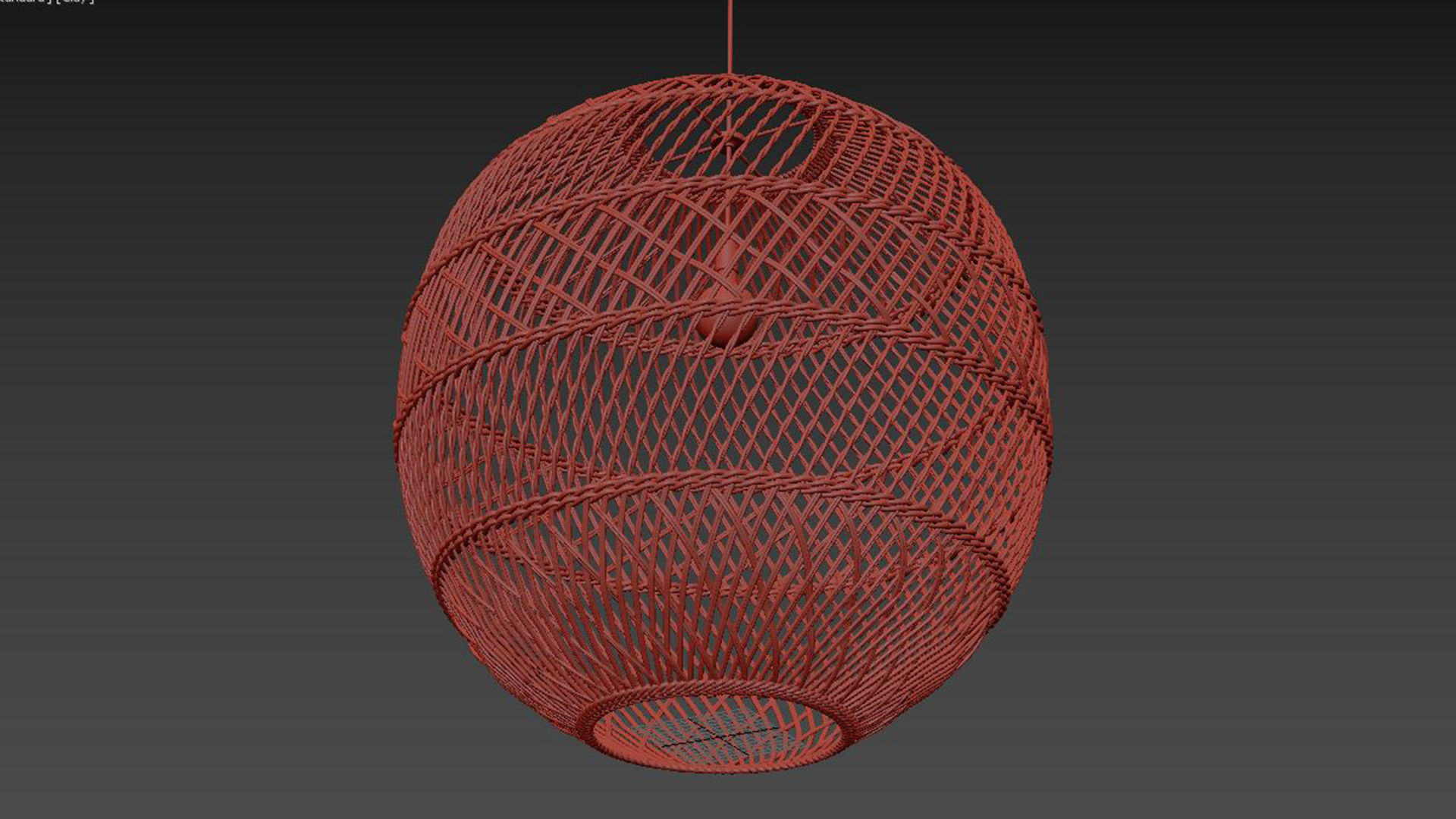 Headlands Round Pendant 3D model_2